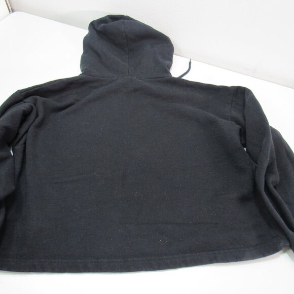 Sublime Hooded Cropped Sweatshirt Sun Logo Black Womens M Punk Skater Emo Y2K - Picture 6 of 6